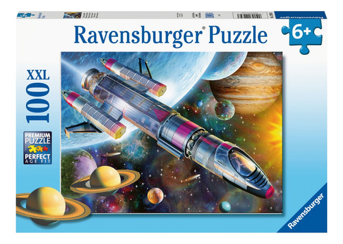 Rompecabezas Cohete Y Planetas P/niños 100p Xxl Ravensburger