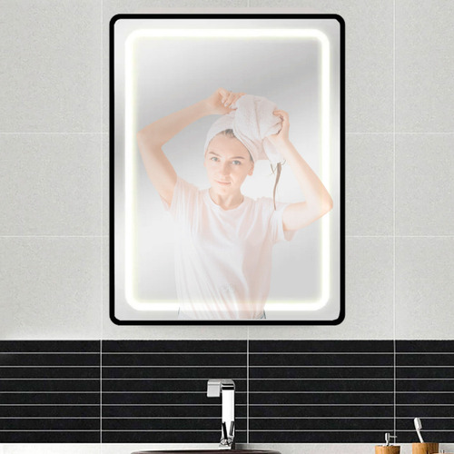 Espejo Luz Led Vertical Lumax Desempañador 90x70 Cm
