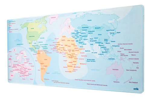 Tapete De Ratón Mapa Mundial Oficial Escritorio 31.5  ...