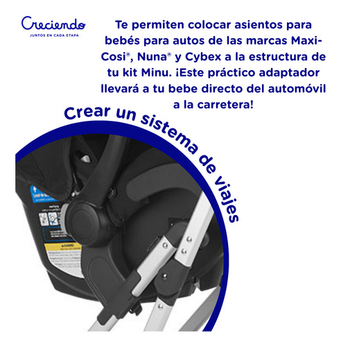 Adaptadores Uppababy Minu Para Huevito Maxi-cosi Nuna Cybex