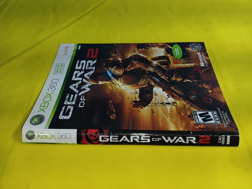 Portada Original Gears Of War 2 Xbox 360 (Usado)
