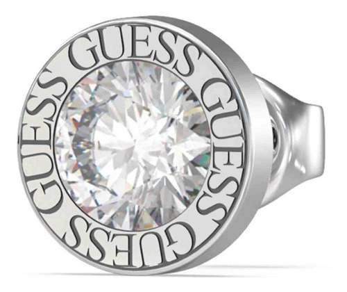 Aretes Para Mujer Guess Solitaire Color Plata