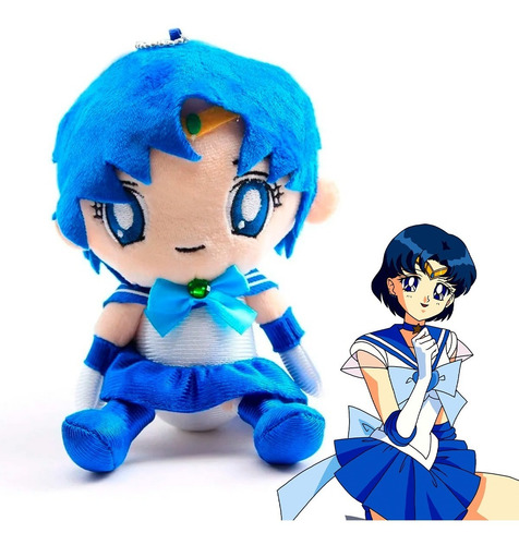 Sailor Mercury Moon Peluche Ami Mizuno Amy Crystal Anime