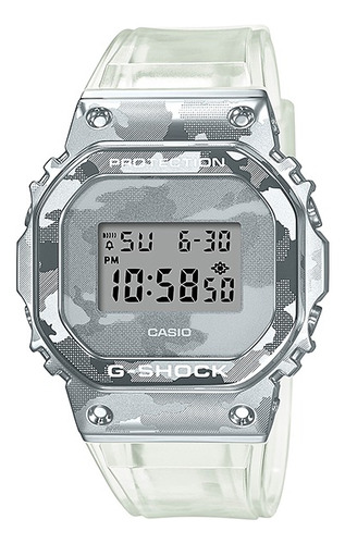 Reloj G-shock Gm-5600scm-1cr Correa Transparente