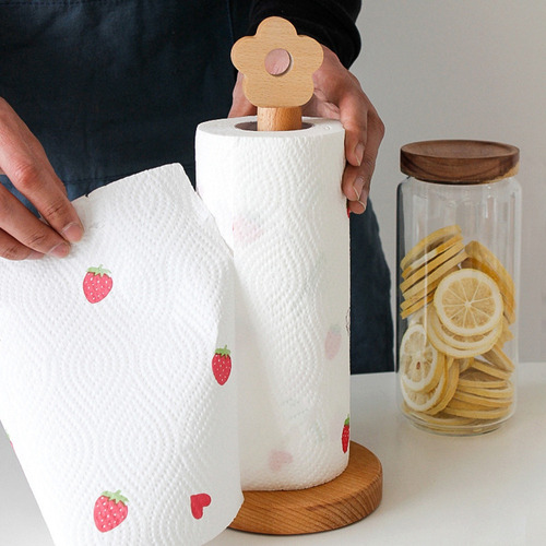 Rollo De Papel De Madera Maciza For Cocina, Vertical, Papel