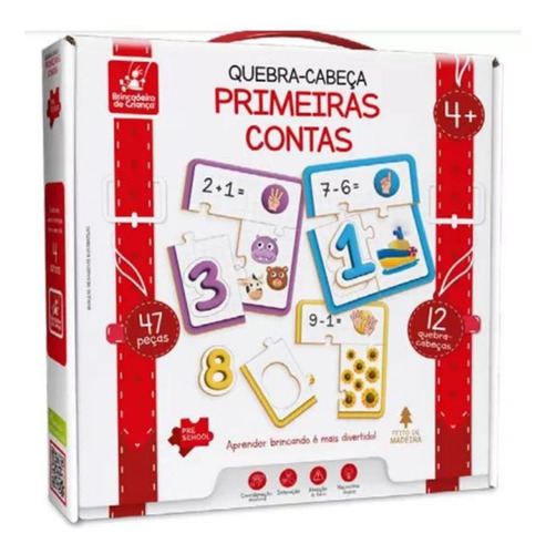 Quebra Cabeça Primeiras Contas-brincadeira De Criança 2242