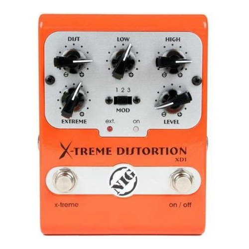 Pedal De Distorção X-treme Dois Estágios True Buffer Bypass