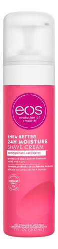 Eos, Creme De Barbear Shea Better, Romã E Framboesa, 207 Ml