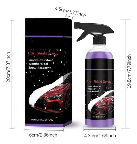 Revestimiento Avanzado De Polímero Car Shield Spray Para Imp
