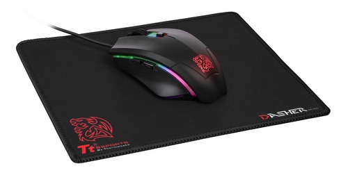 Imagen 3 de 7 de Combo Mouse Gamer + Pad Thermaltake Talon Elite Rgb 5000 Dpi