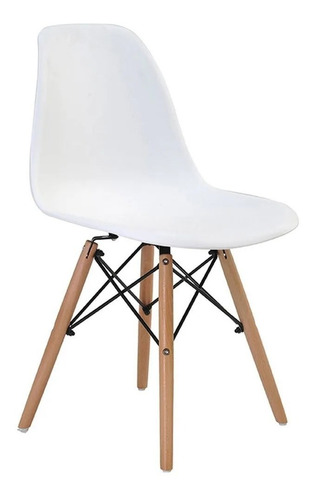 Cadeira Charles Eames Wood Design Eiffel Várias Cores