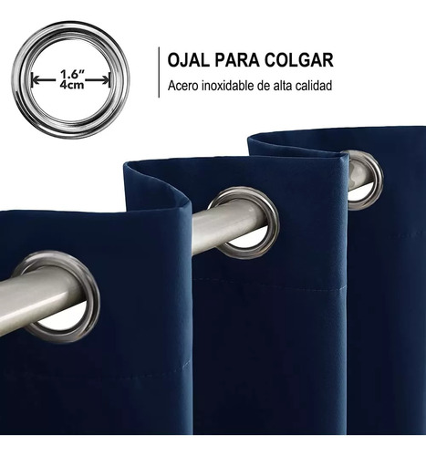 Y Cortinas Blackout 275cm Ancho X 215cm De Largo En 2