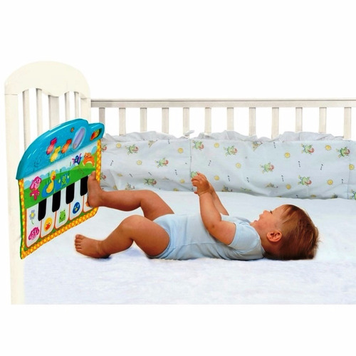 Piano Cuna Para Bebé De Tela Musical Con Animales Winfun
