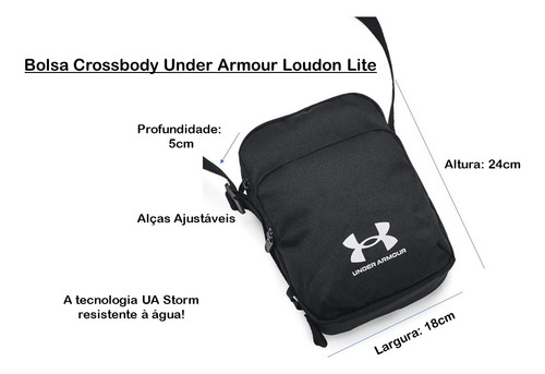 Bolsa Under Armour Ua Mochila Pochete Shoulder Bag Original