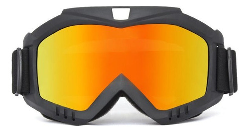 Óculos Jet Ski Snowboard Paintball Motocross Esqui Esportivo Cor da lente Laranja