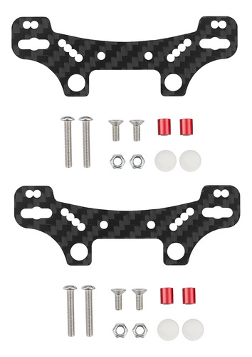 2 Torres De Choque De Fibra De Carbono Para Tt02 Tt-02 Tt02d