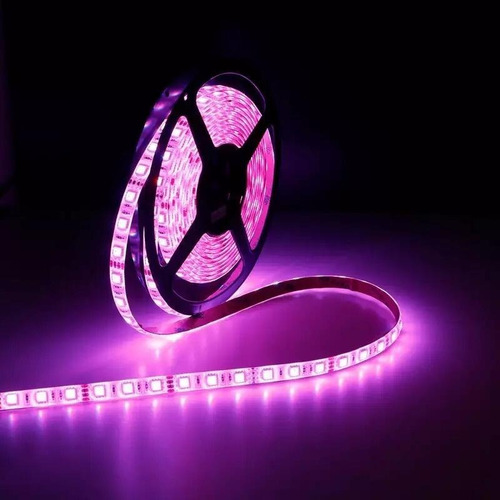 Imagen 2 de 2 de Tira De Luz Led 5 Metros Rgb 5050 Control Remoto Multicolor