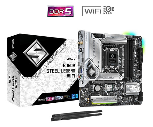 Placa Madre Socket 1700 Asrock B760m Steel Legend Wifi 