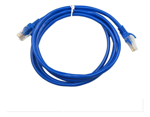 Cable De Red  Cat 5e Patch Cord 1.8m Azul