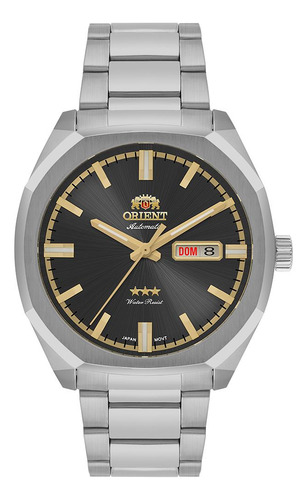 Relógio Orient Masculino Nh3ss008 G1sx Automático Prateado