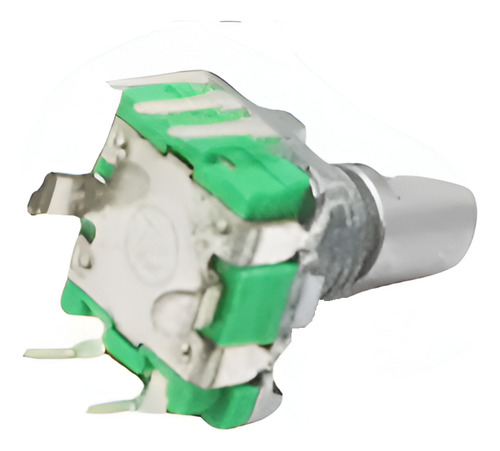 Potenciometro Encoder Rotativo 5 Pines Con Push Switch 12mm