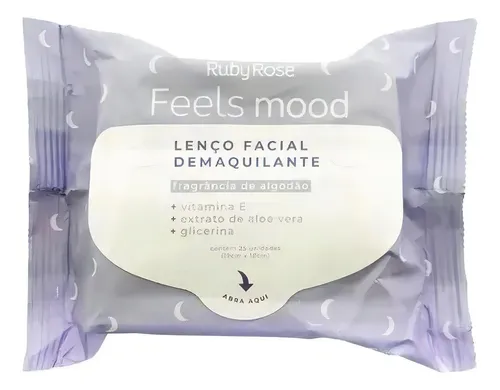 comprar Lenço Demaquilante Ruby Rose Feels Mood - Lançamento