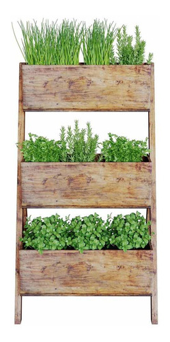 Jardin Vertical Huerta Maceta Maceteros Madera Huertas