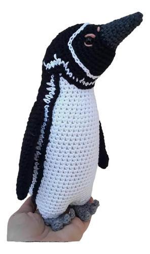 Pingüino De Magallanes Amigurumi Crochet Artesanal