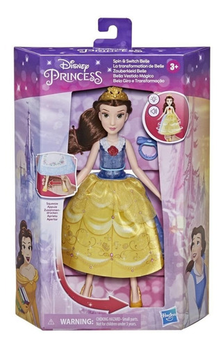Muñeca Disney Princesas Vestido Magico Bella