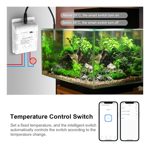 Interruptor De Temperatura Inteligente Tuya Wifi 16a 3000w P