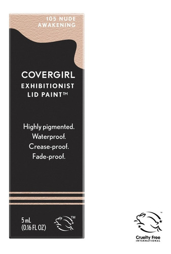 Imagen 8 de 8 de Sombra De Ojos Crema Covergirl Exhibitionist Lid Paint 24hr