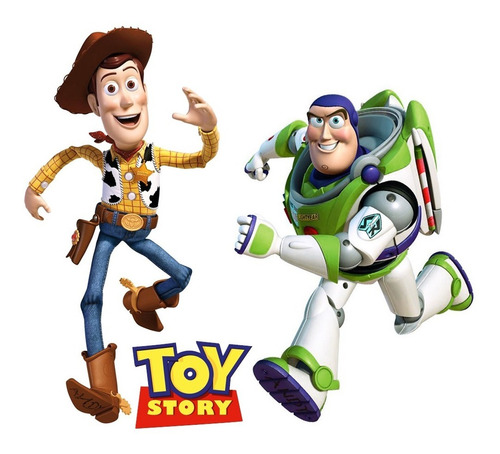 Toy Story Pack: Woody Y Buzz - Stickers Adhesivos Gigantes