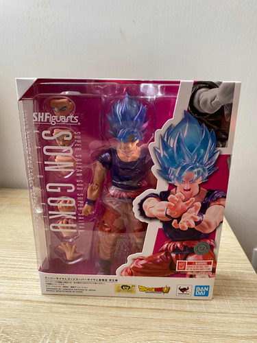 Goku Kaio-ken Super Saiyan Blue Sh Figuarts Exclusivo Vjump