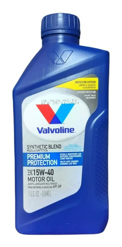 Aceite Motor Valvoline 15w-40 Semisintetico 