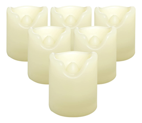 Velas Pequenas De Luz Led, Efecto De Llama Parpadeante, Con 