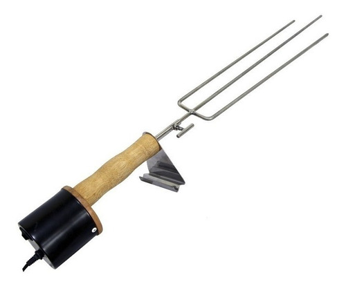 Imagem 6 de 9 de 2 Espetos Giratório Bivolt Inox Triplo Churrasco Gastrobel