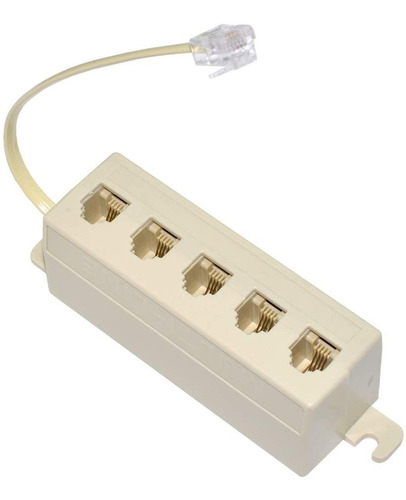 Imagen 1 de 4 de Splitter Rj11 5 Lineas Teléfonos Central