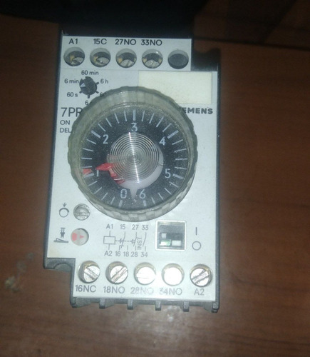 Temporizador On Delay. Siemens 7pr41