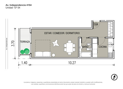 Venta Departamento 1 Ambiente, Boedo, Almagro, Caballito, Apto Crédito