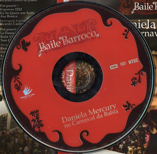 Dvd Daniela Mercury Baile Barroco Carnaval Da Bahia Lacrado