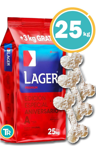 Imagen 1 de 8 de Ración Para Perro - Lager Adulto + Obsequio Y Envío Gratis