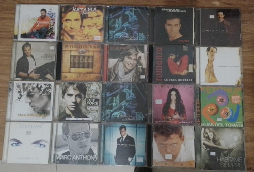 Lote 20 Cds De Musica Latina Cds Originales