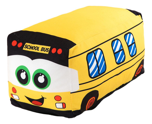 Autobús Escolar, Coche De Peluche, Juguete Amarillo 35cm