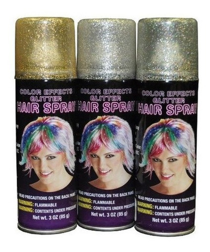 Hairspray Glitter Gold Maquillaje Accesorio