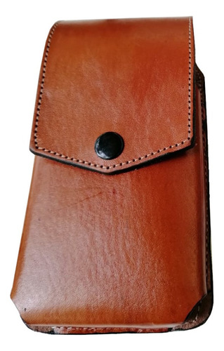 Funda Para Celular Grande, Discreta Y Elegante En Color Café