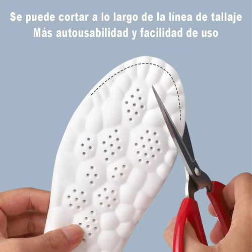 2 Plantilla Deportiva De Silicona 4dsuaves Y Muy Elásticas