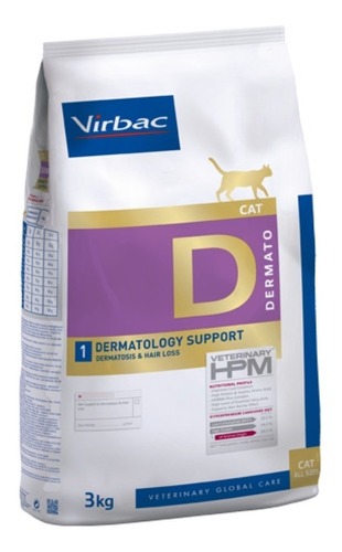 Hpm Virbac Cat Dermatology Support 3kg
