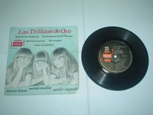 Vinilo Disco Lp Las Trillizas De Oro Fermata Feliz Cumpleaño