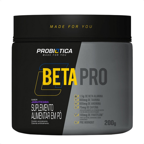 Beta Pro 200g - Probiótica Sabor Jabuticaba