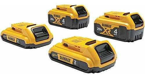 Bateria Dewalt 20v Max, Iones De Litio, 4-ah Y 2-ah